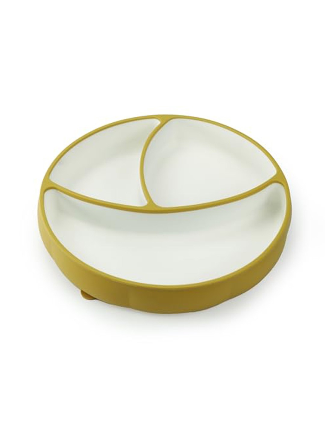 STARKIDDO Yellow Colored Silicone Mealtime Baby Utensil PowerPlate