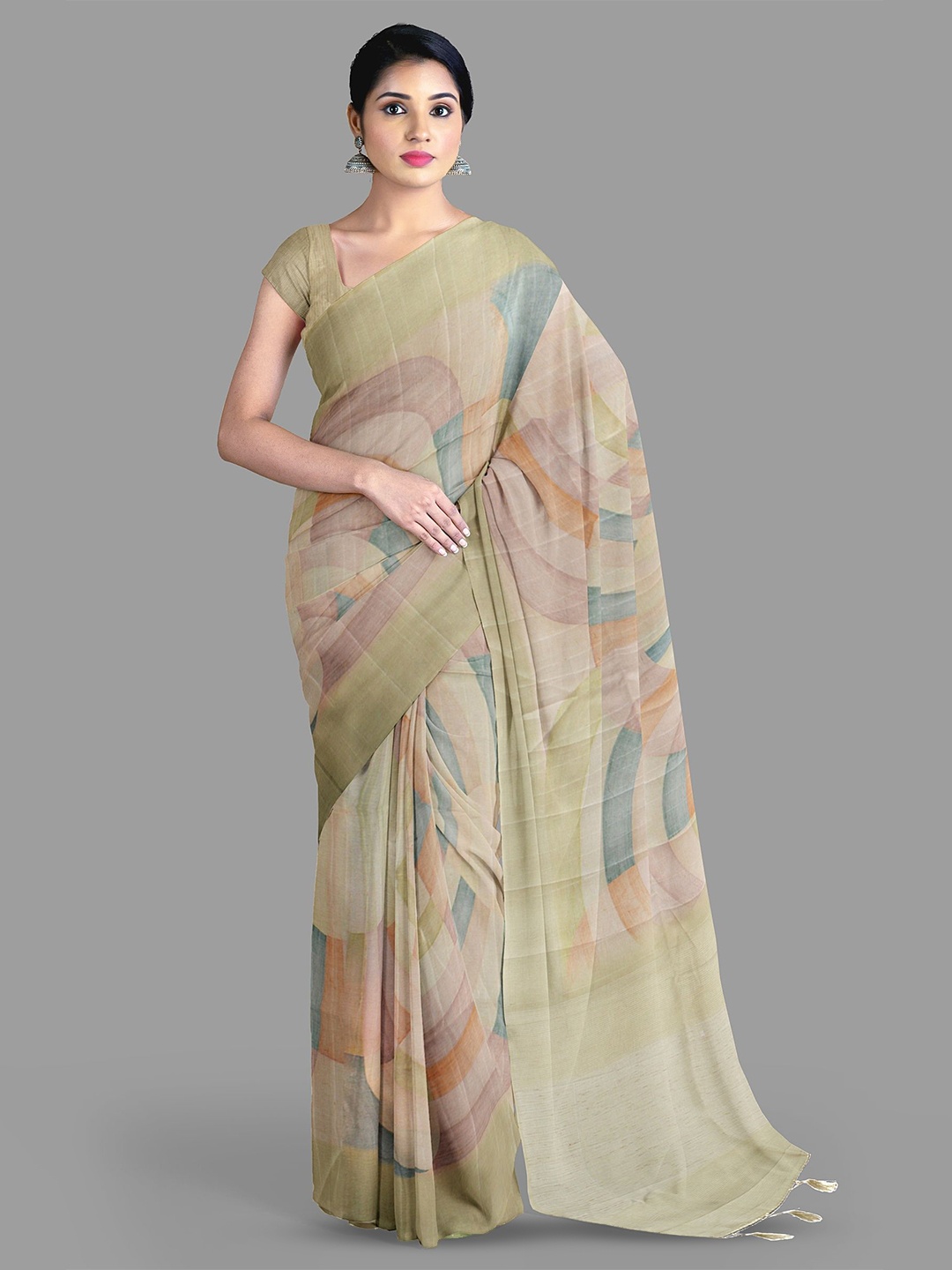 

The Chennai Silks Saree, Beige