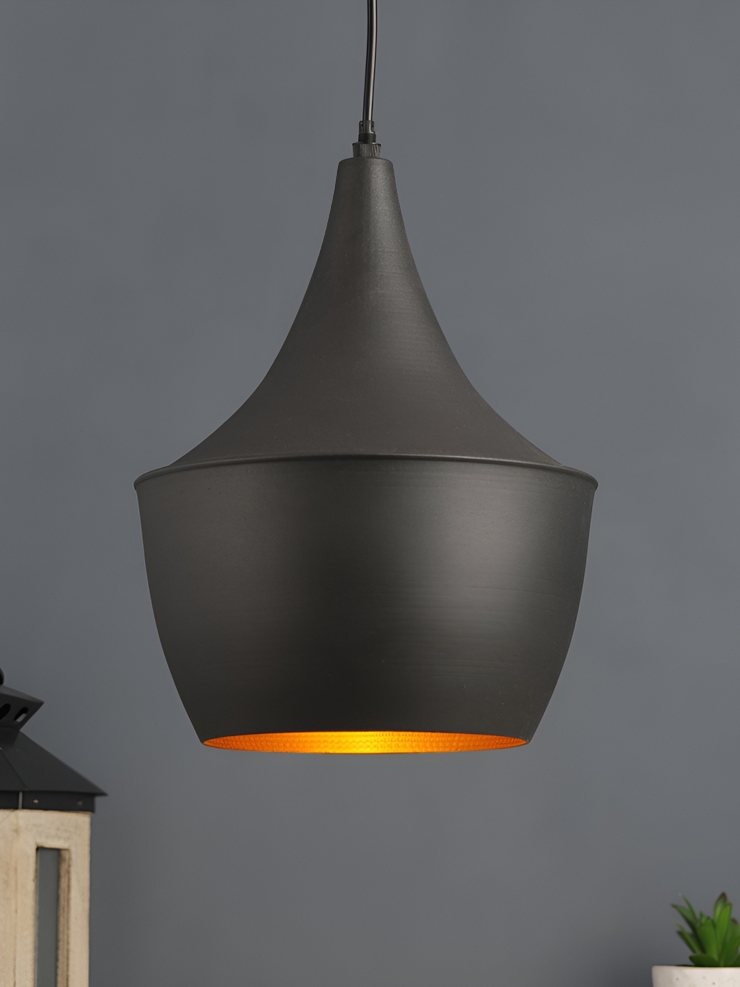 

ELIANTE Black Contemporary Abstract Shaped Ceiling Lamp