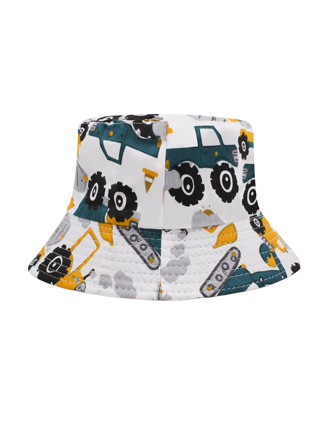 

JENNA Unisex Kids Yellow Self Design Sun Hat