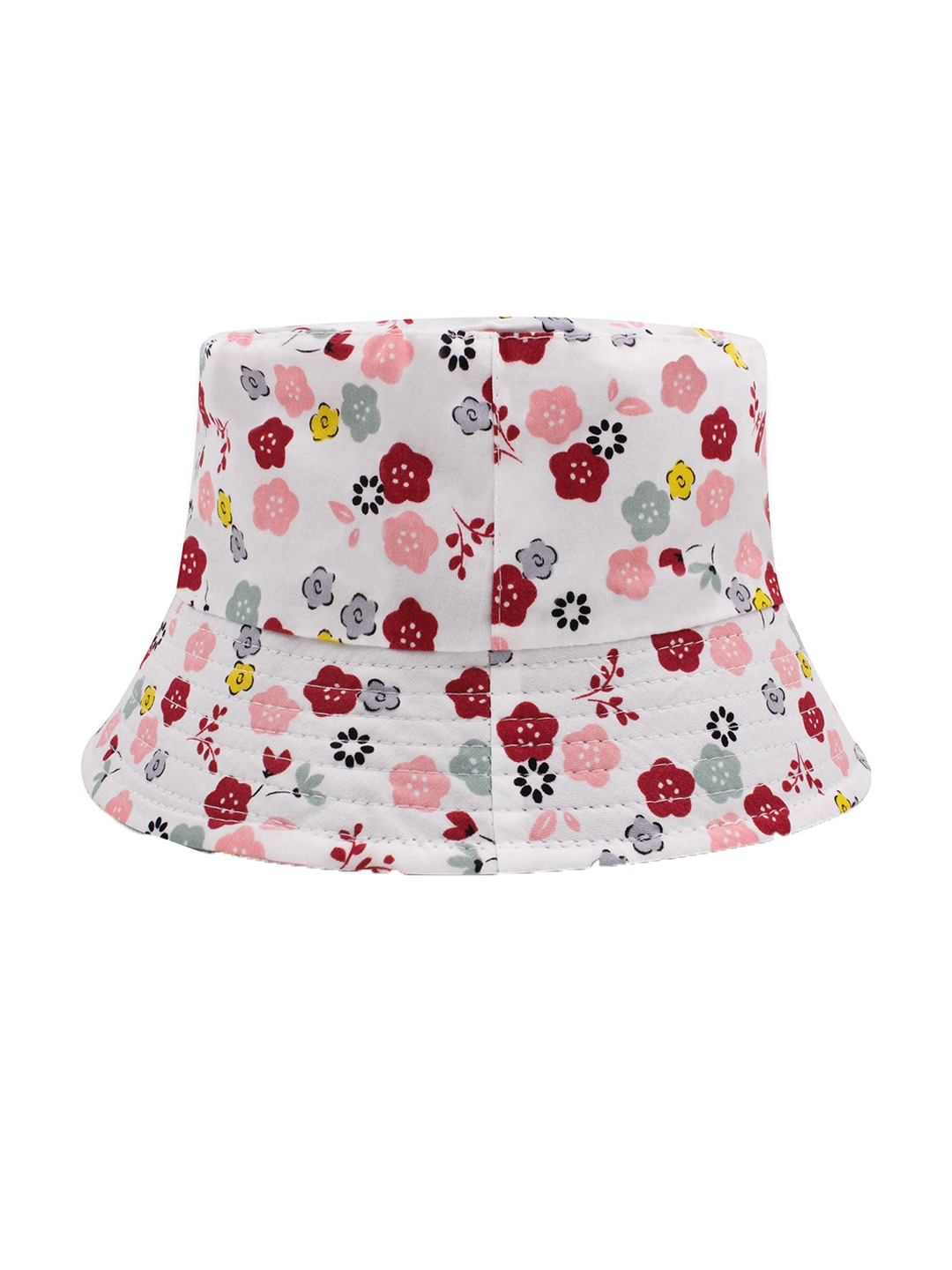 

JENNA Unisex Kids Red Self Design Sun Hat