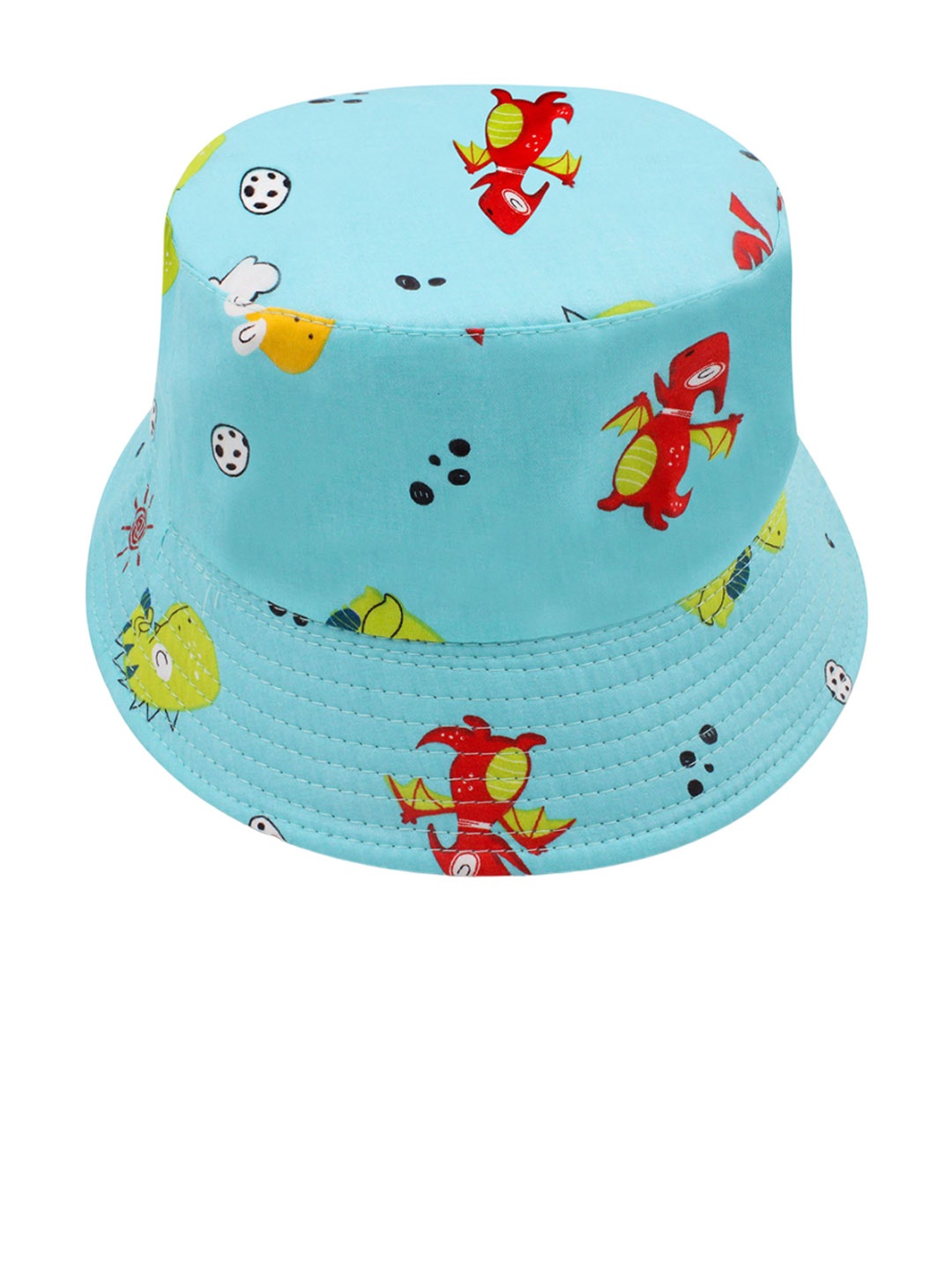

JENNA Unisex Kids Blue Self Design Sun Hat