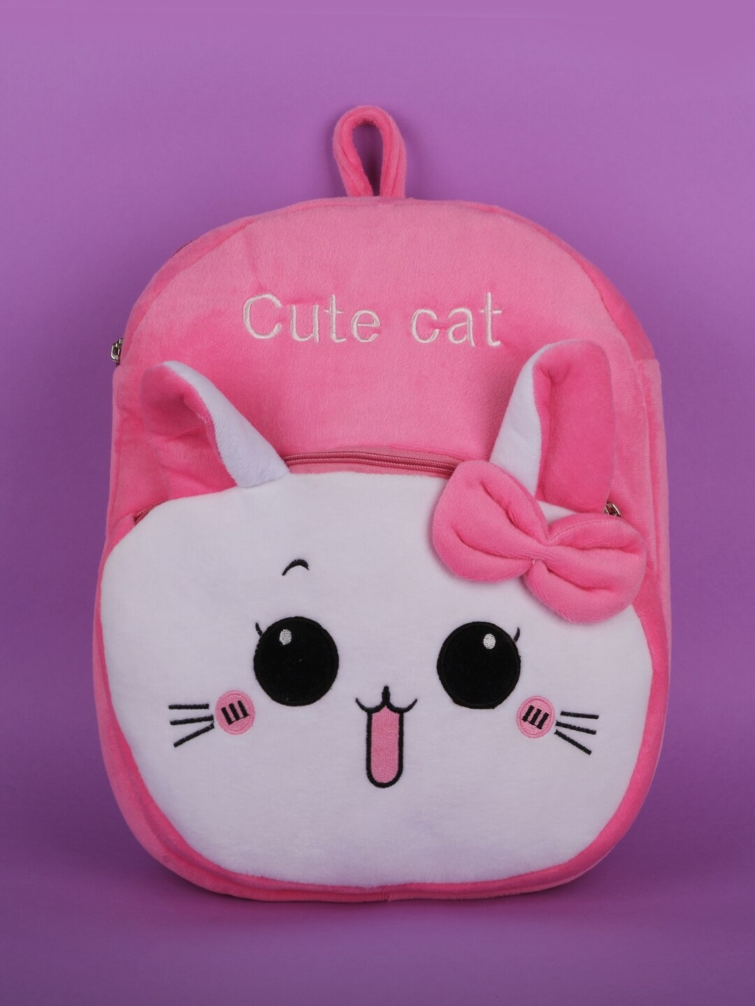 

DukieKooky Kids Cat Embellished Medium Backpack, Pink