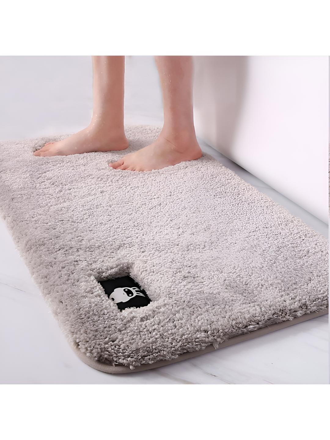 

P-Plus International Grey Microfiber Non-Slip Doormat