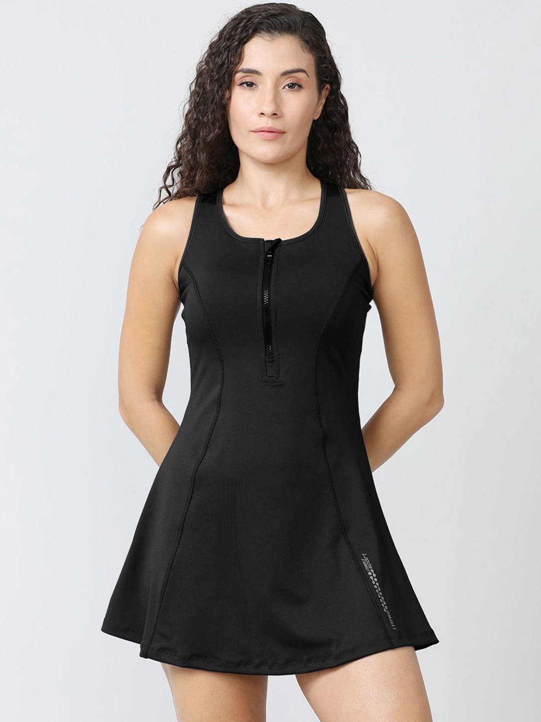 

Lovable Sport Women Full Coverage Swimming Dress, Black