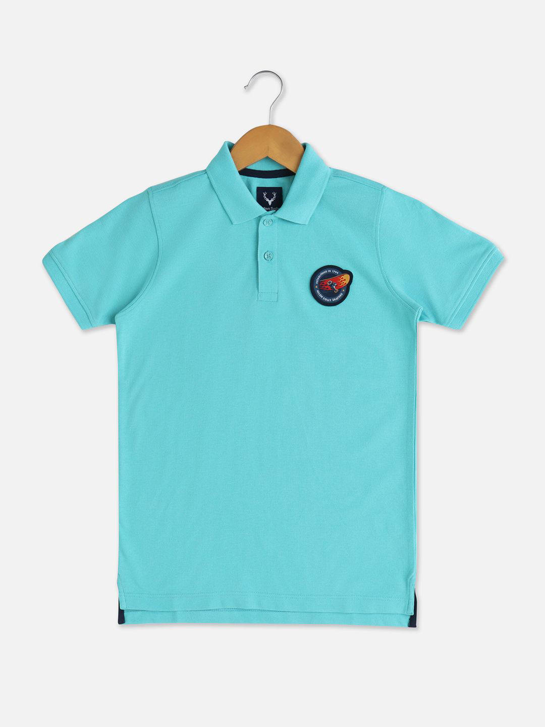 

Allen Solly Junior Boys Polo Collar Short Sleeves T-shirt, Blue