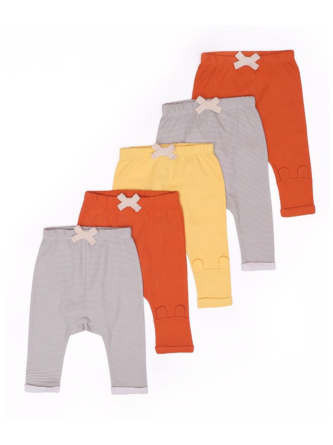 

MiArcus Infants Pack Of 5 Cotton Track Pants, Grey