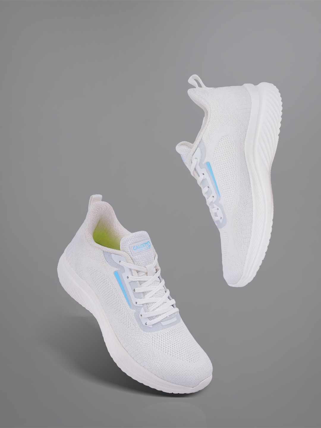 

Calcetto Men Mesh Running Shoes, White