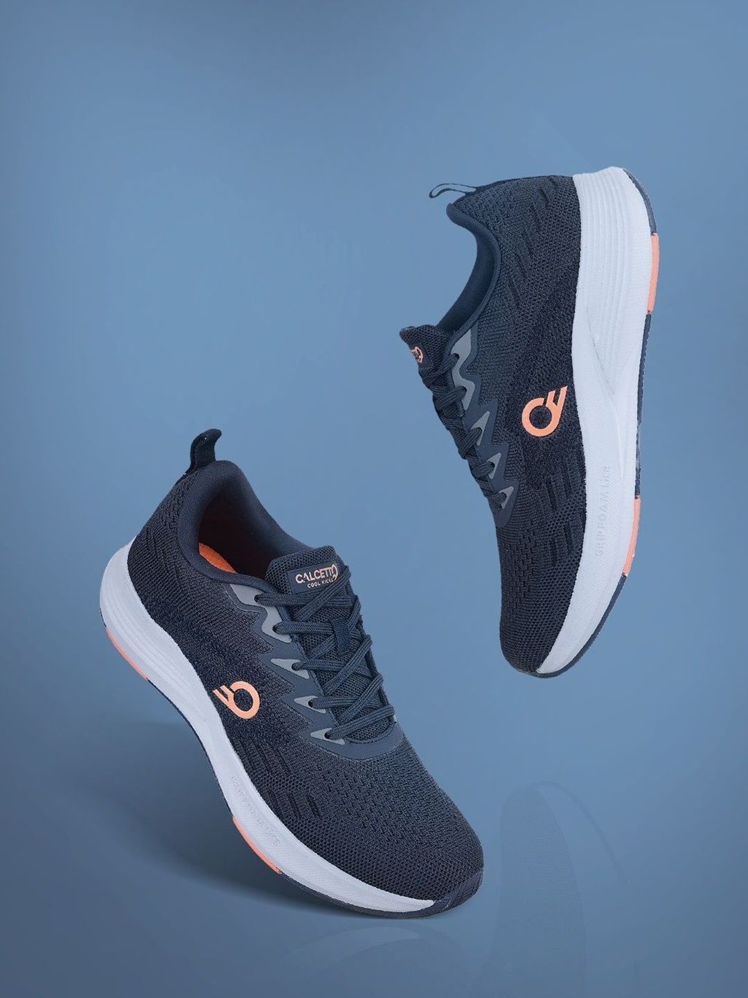 

Calcetto Men Mesh Running Shoes, Navy blue