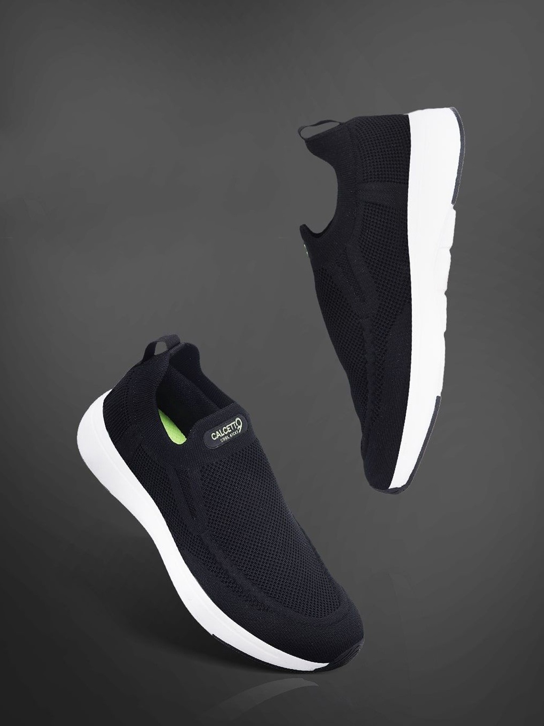 

Calcetto Men Mesh Running Shoes, Black