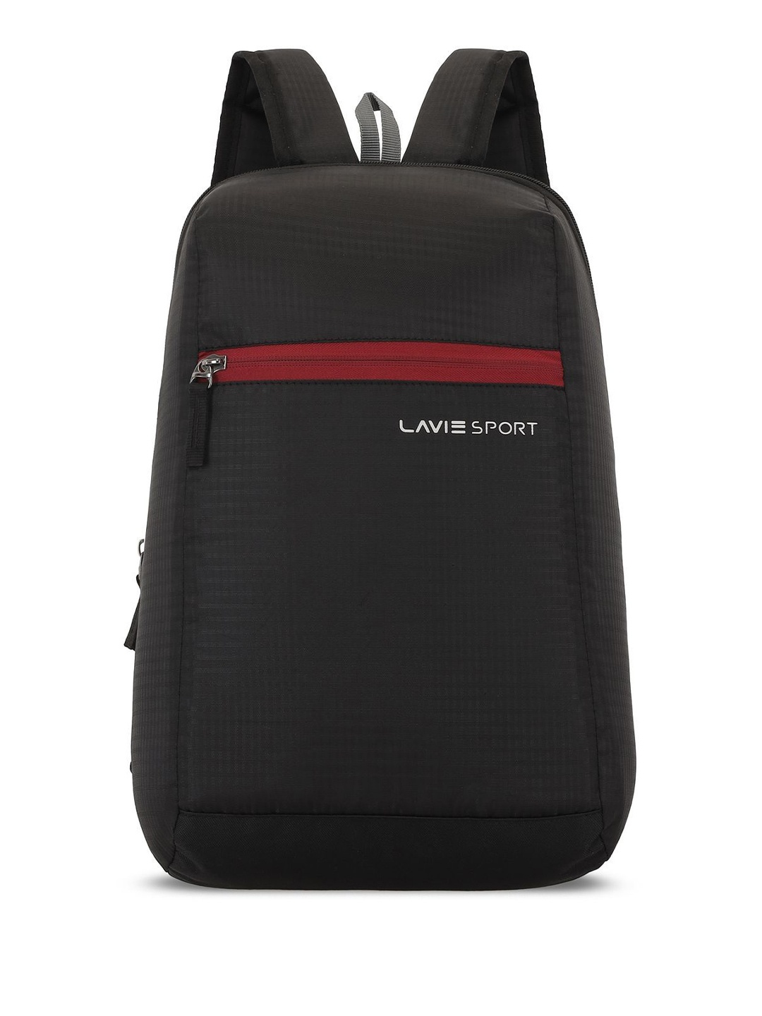 

LAVIE SPORT Unisex Typography Ergonomic Padded Mesh Backpack, Black