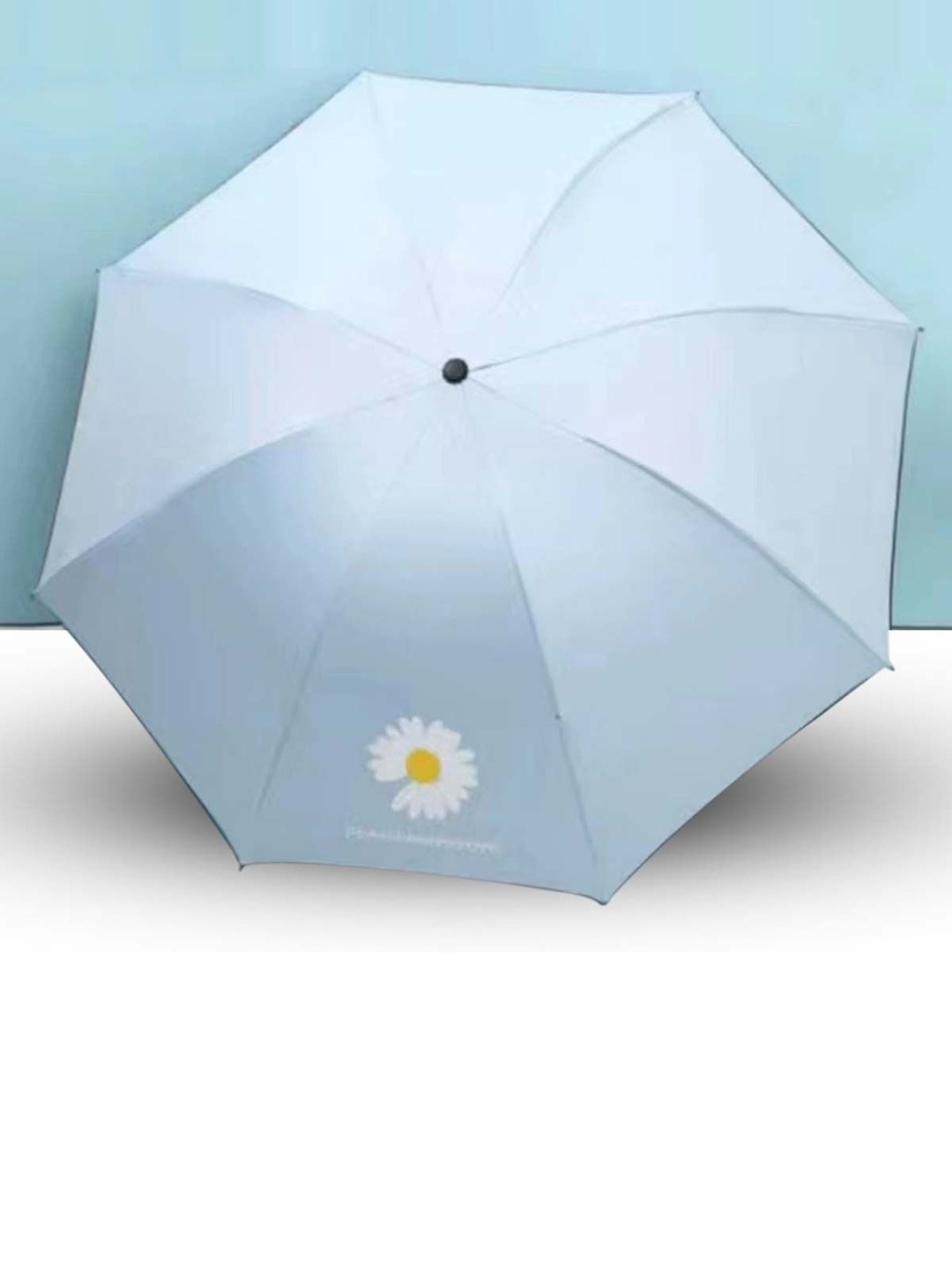 

KEKEMI Printed Manual 3 Fold Umbrellas, Blue