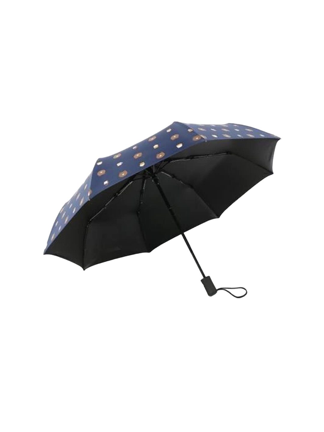 

KEKEMI Manual 3 Fold Cartoon Characters Umbrellas, Blue