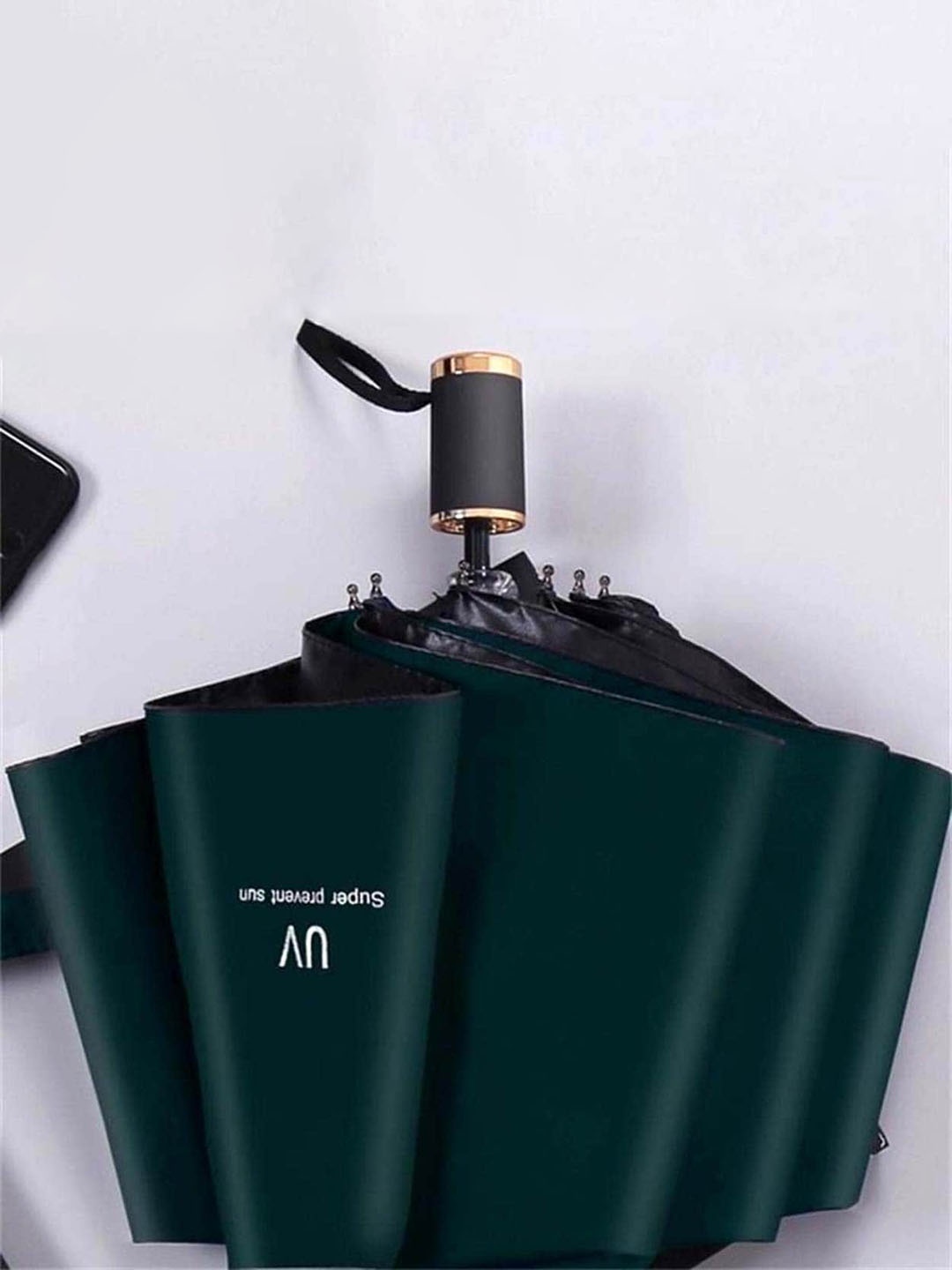 

KEKEMI Manual 3 Fold Umbrellas, Green