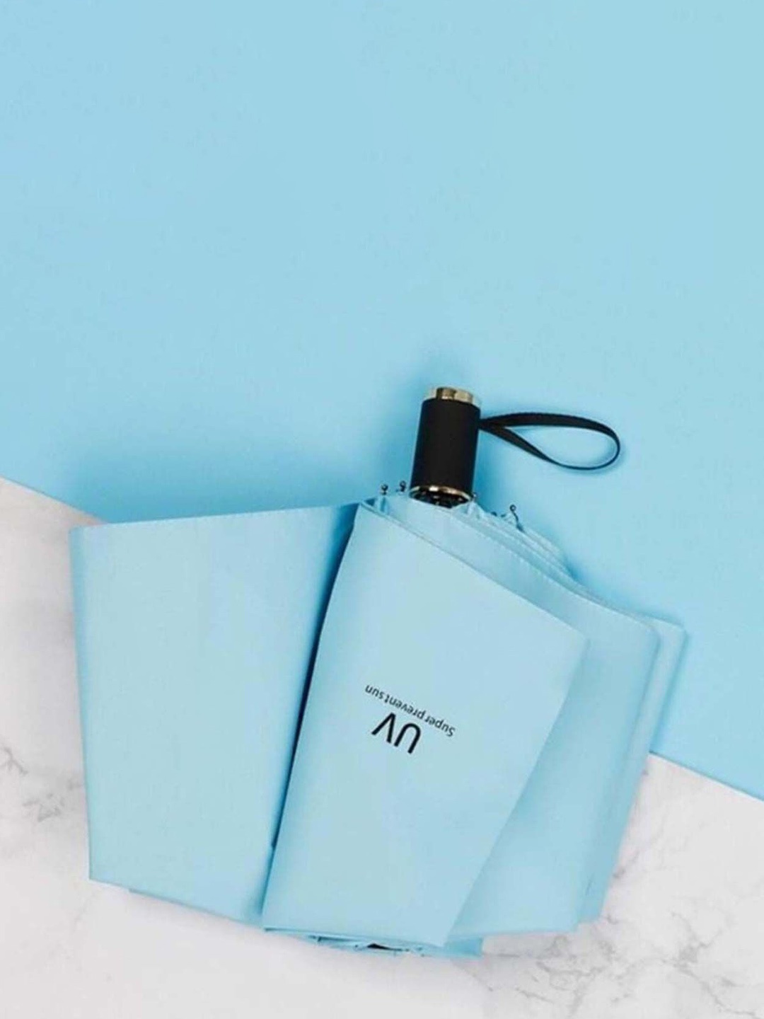 

KEKEMI Manual 3 Fold Umbrellas, Blue