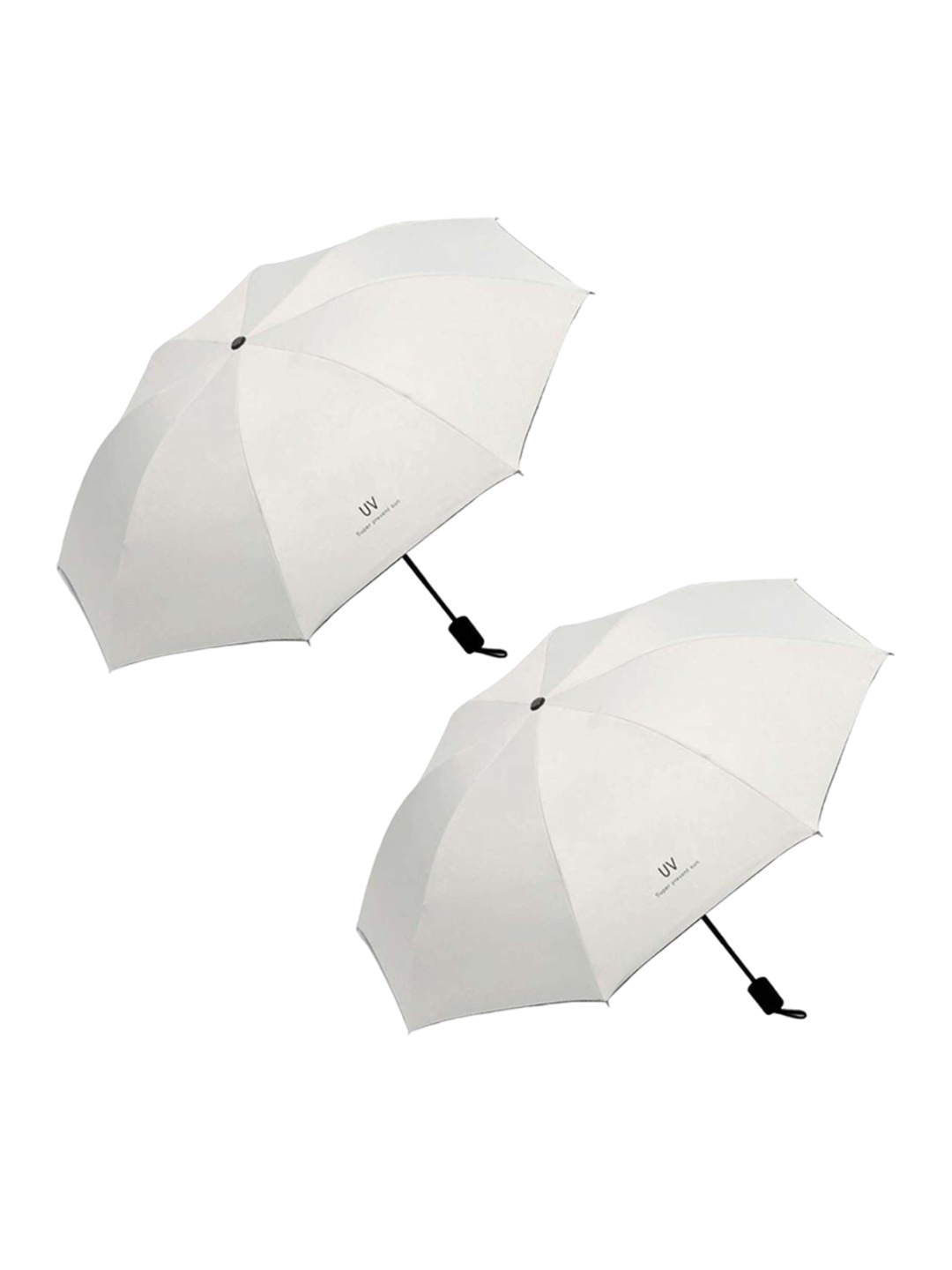 

KEKEMI Automatic 3 Fold UV Umbrellas (Pack of 2), Silver