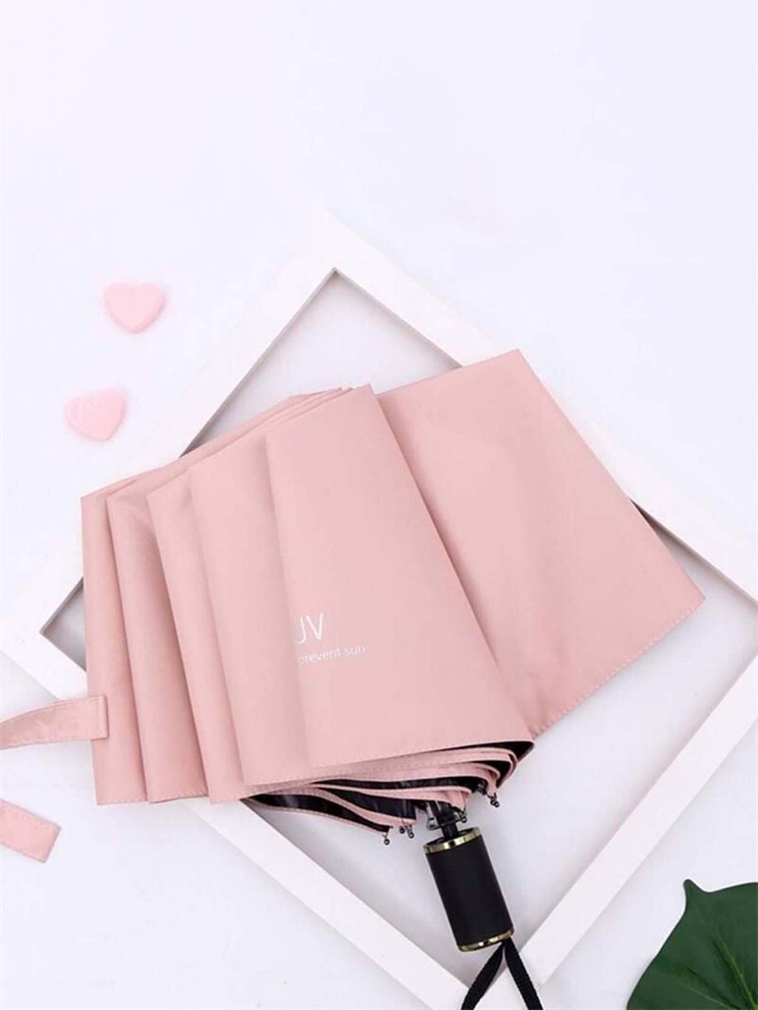 

KEKEMI Manual 3 Fold Umbrellas, Pink