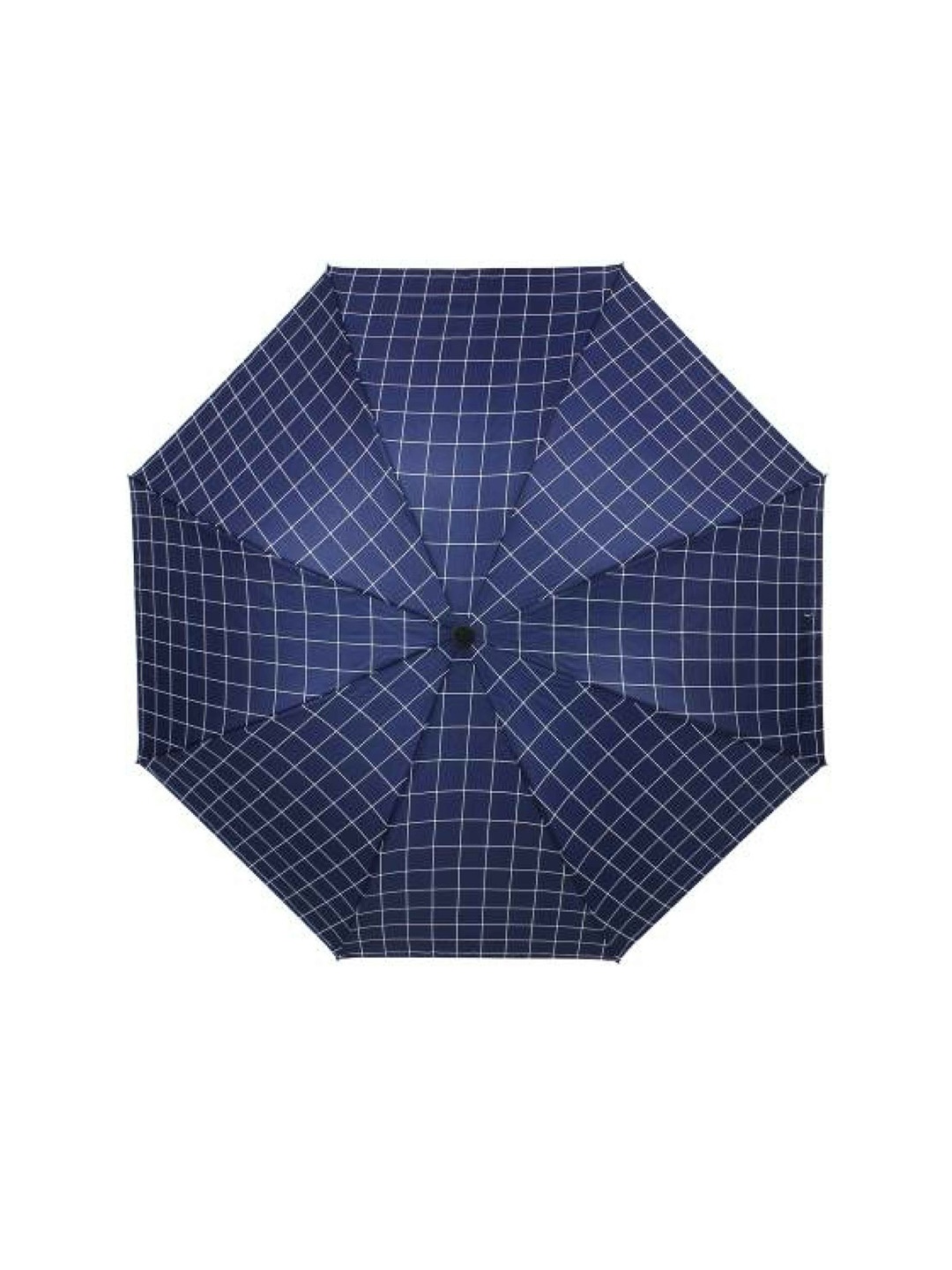 

KEKEMI Manual 3 Fold Geometric Umbrella, Blue