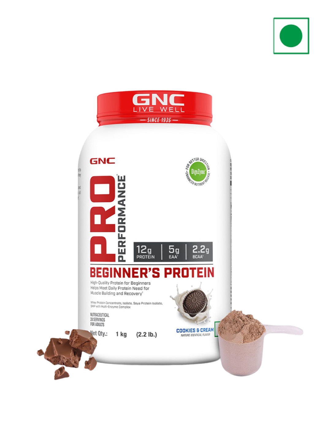 

GNC GNC Pro Performance Beginner's Protein -1 kg, White