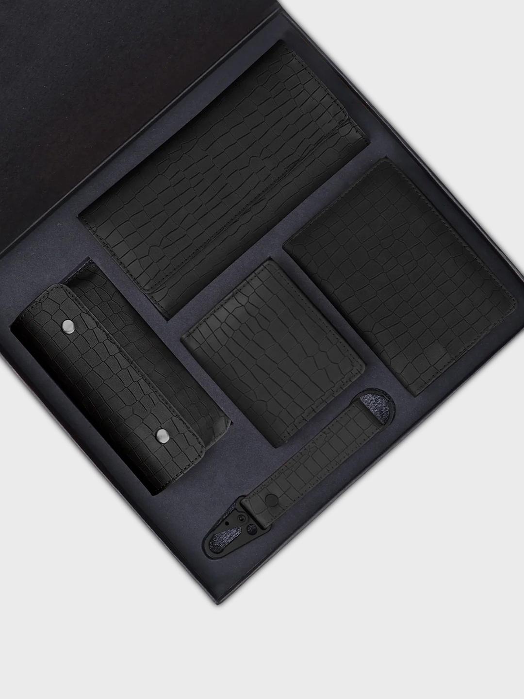

The Wallet Store 5Pcs Accessory Gift Set, Black