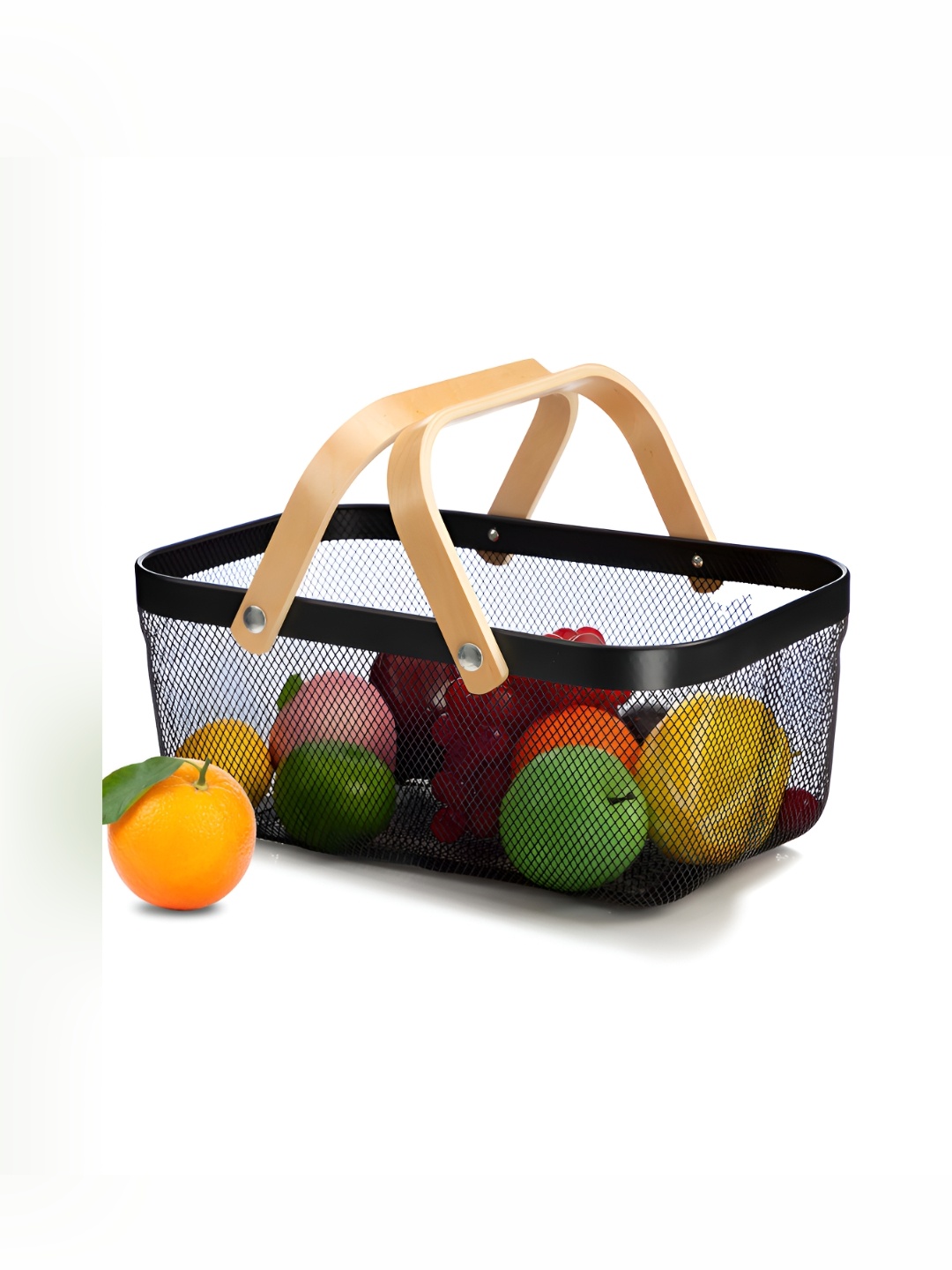 

UMAI Black Regular Multi-Utility Fruit and Vegetable Basket