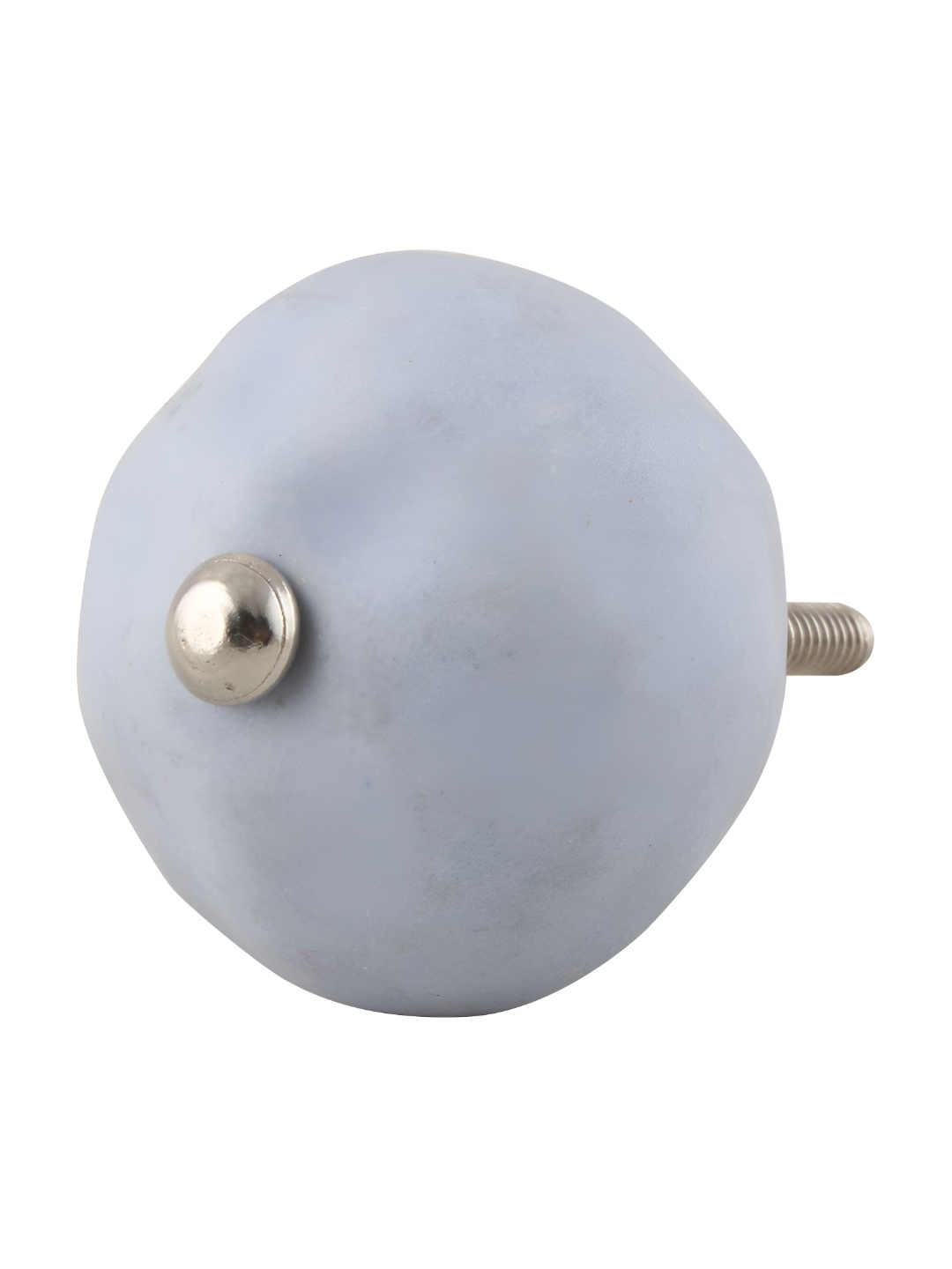 

Indianshelf 6-Pcs Blue Round Metal Knobs