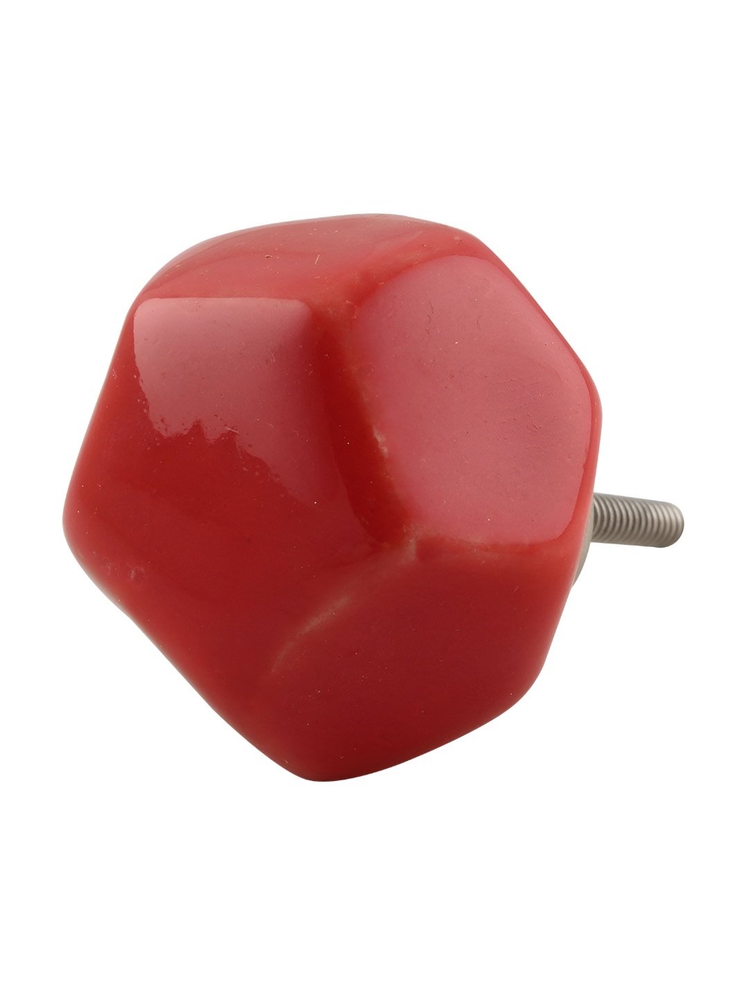 

Indianshelf Red 6 Pieces Ceramic Drawer Knob