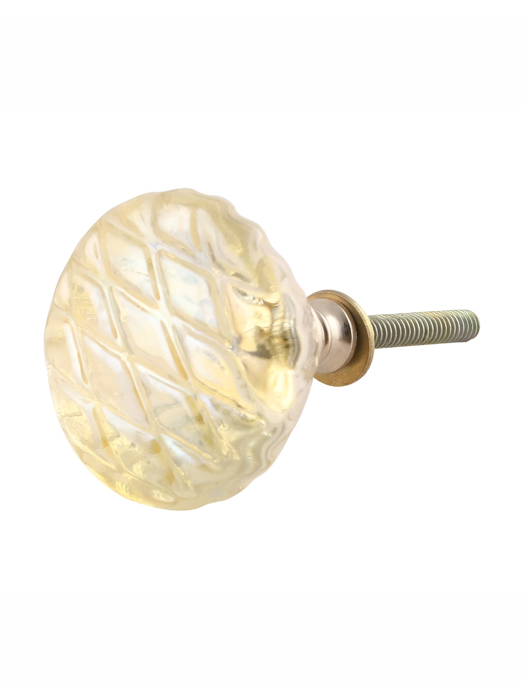 

Indianshelf Yellow 6 Pieces Glass Knobs