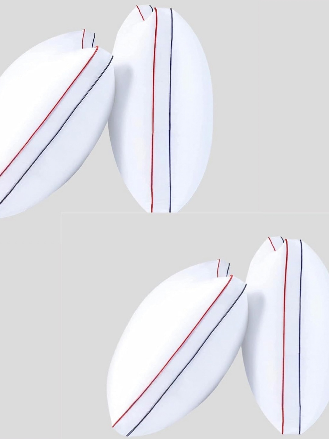 

Homerz White 4 Pieces Fibre Filled Breathable Sleep Pillow