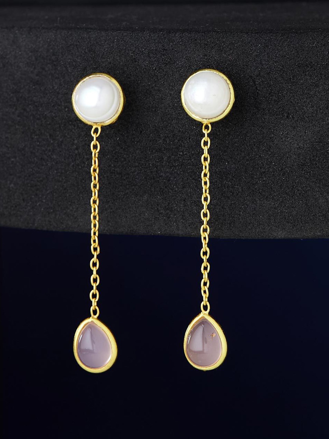 

Fabindia Contemporary Drop Earrings, Gold