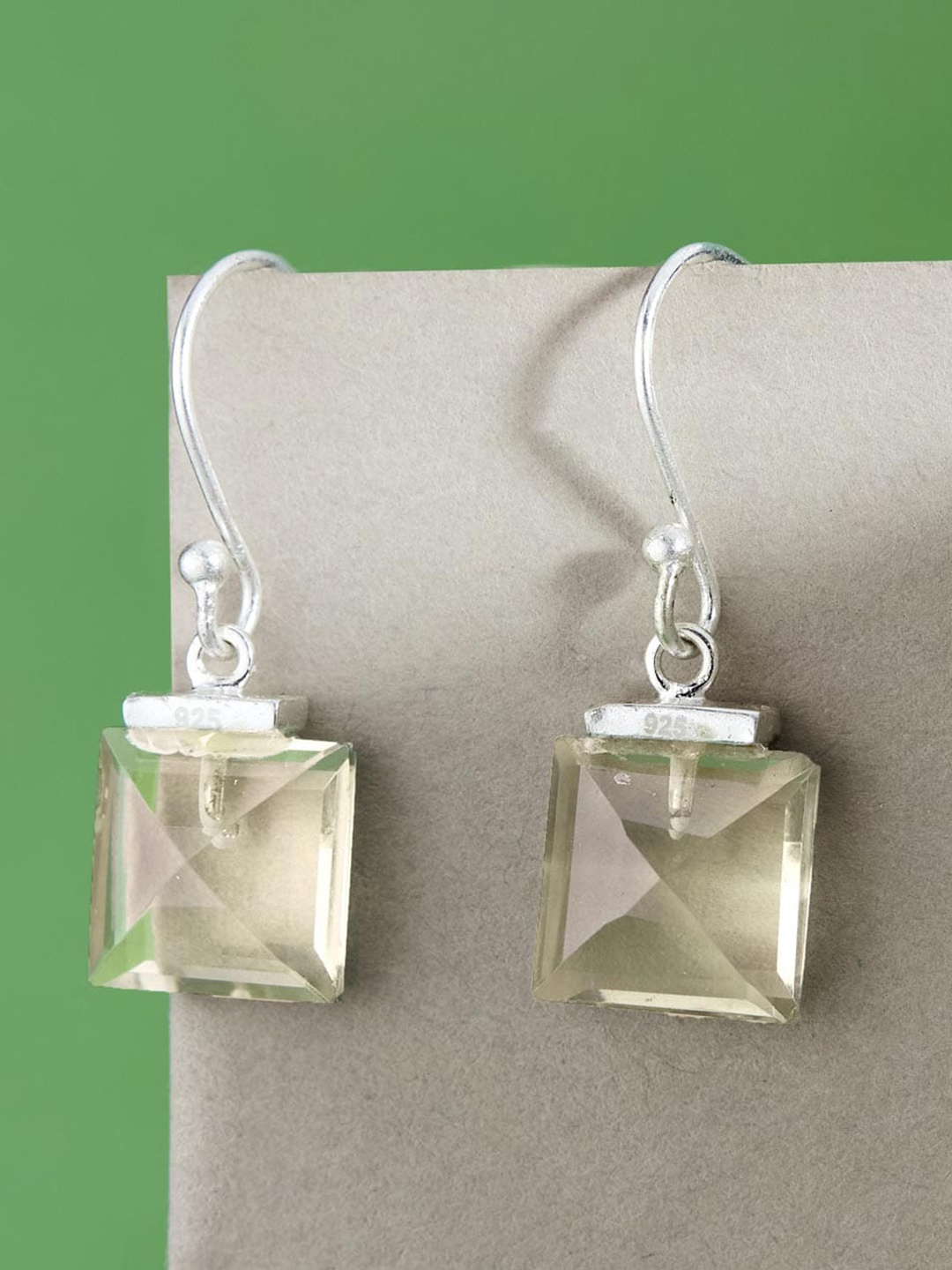 

Fabindia Contemporary Drop Earrings, Silver