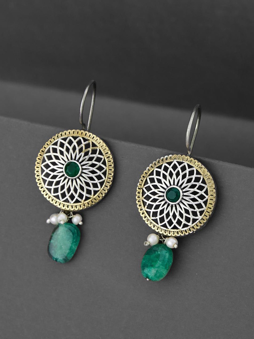 

Fabindia Contemporary Drop Earrings, Gold