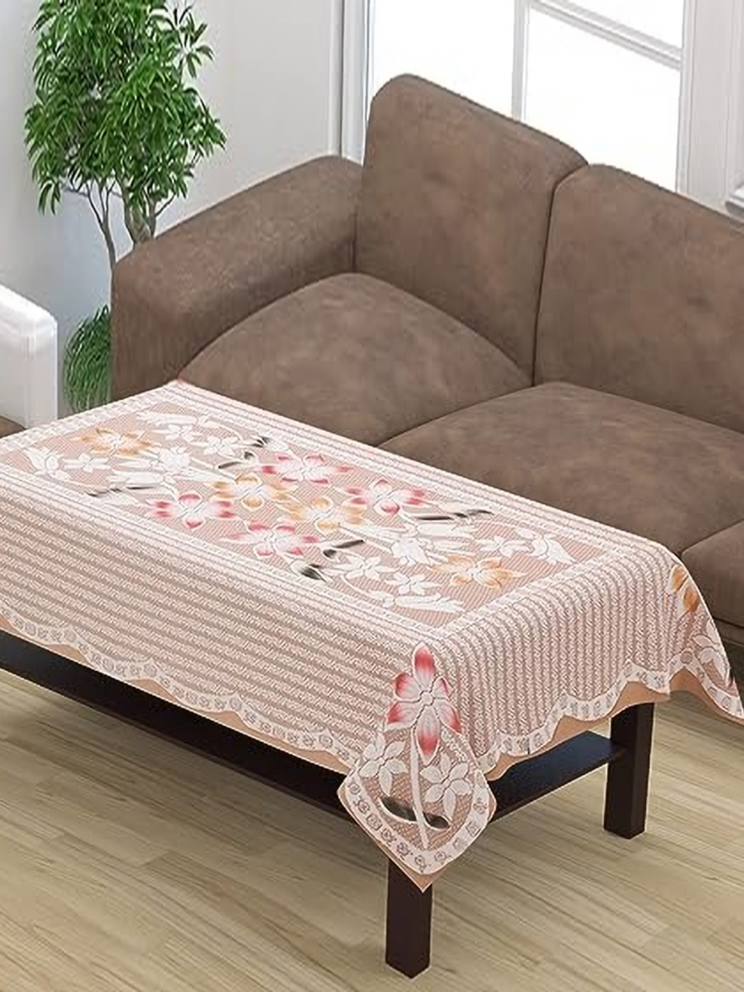 

Aura Yellow Floral Printed 2 Seater Rectangle Table Cover