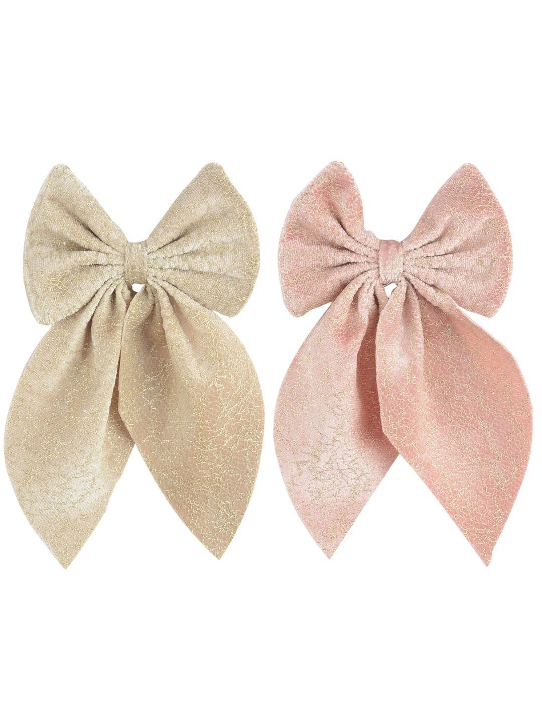 

Radhu & Kabby Women Set Of 2 Alligator Hair Clip Hair Accessory, Gold
