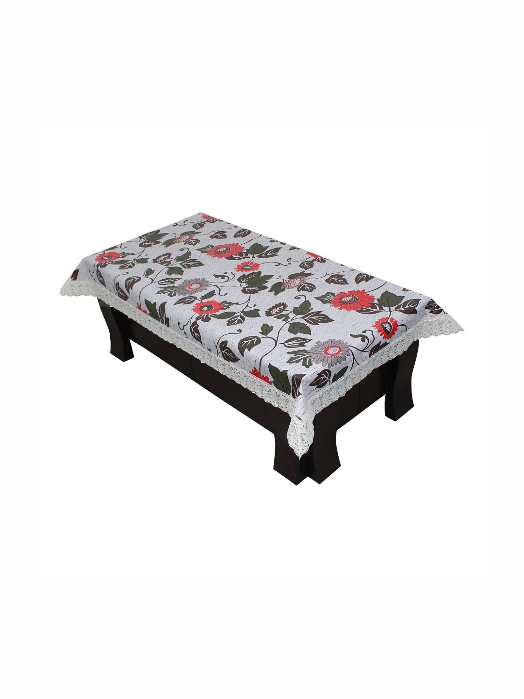 

Aura Grey Floral Printed Waterproof 4 Seater Rectangle Table Cover
