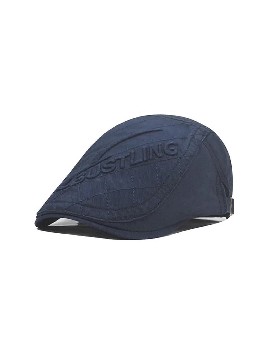 

Zacharias Men Embroidered Cotton Golf Ascot Cap, Navy blue