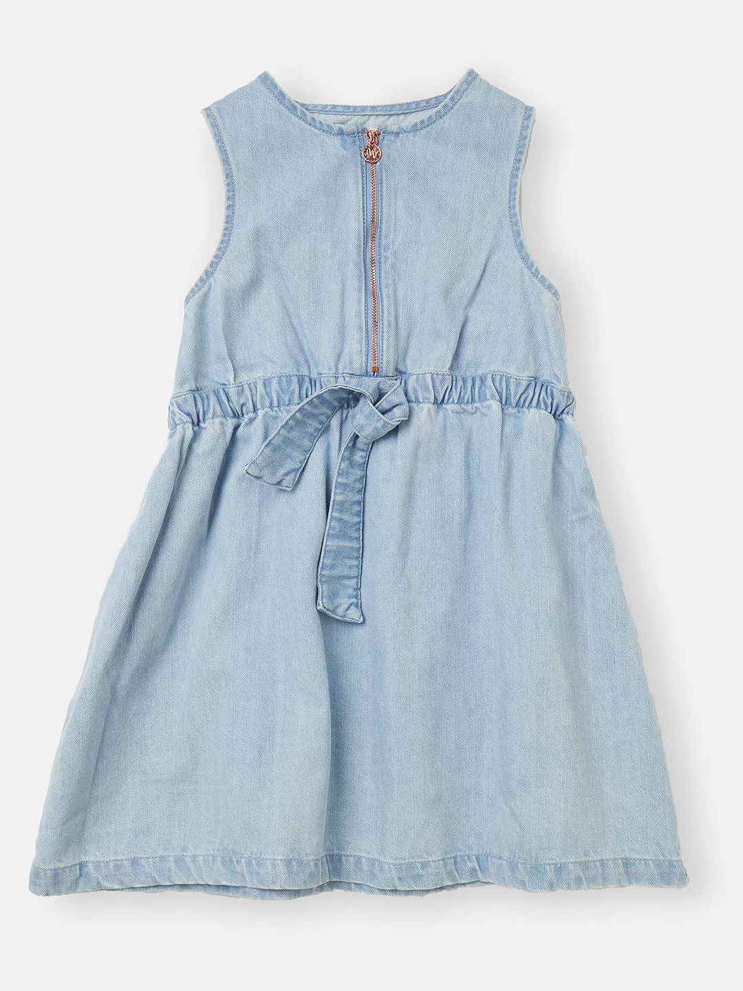 

Angel & Rocket Girls Fit & Flare Sleeveless Cotton Dress, Blue