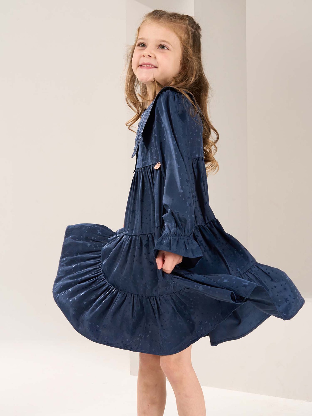 

Angel & Rocket Girls Drop-Waist Dress, Navy blue