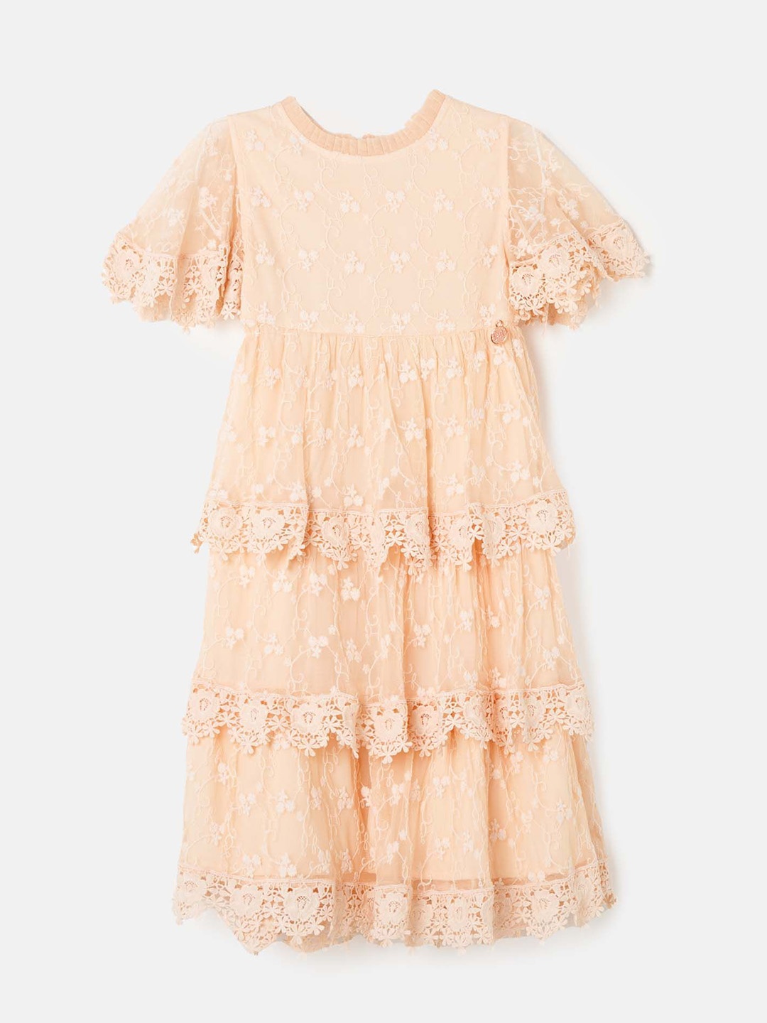 

Angel & Rocket Girls Fit & Flare Cotton Dress, Pink