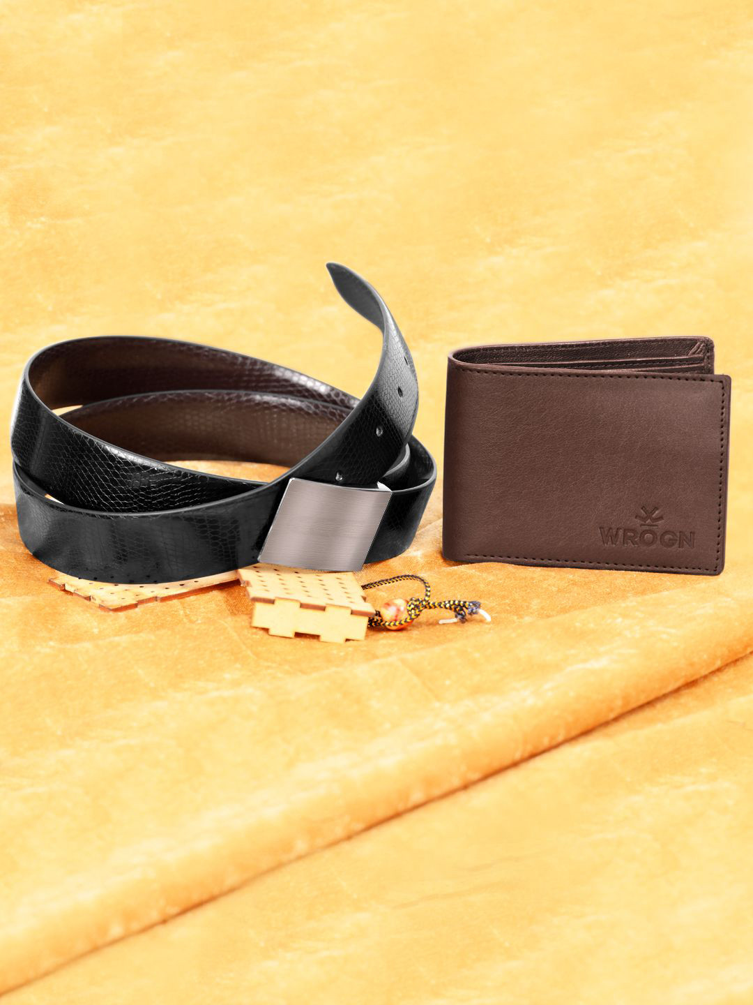 

WROGN Men Accessory Gift Set, Black