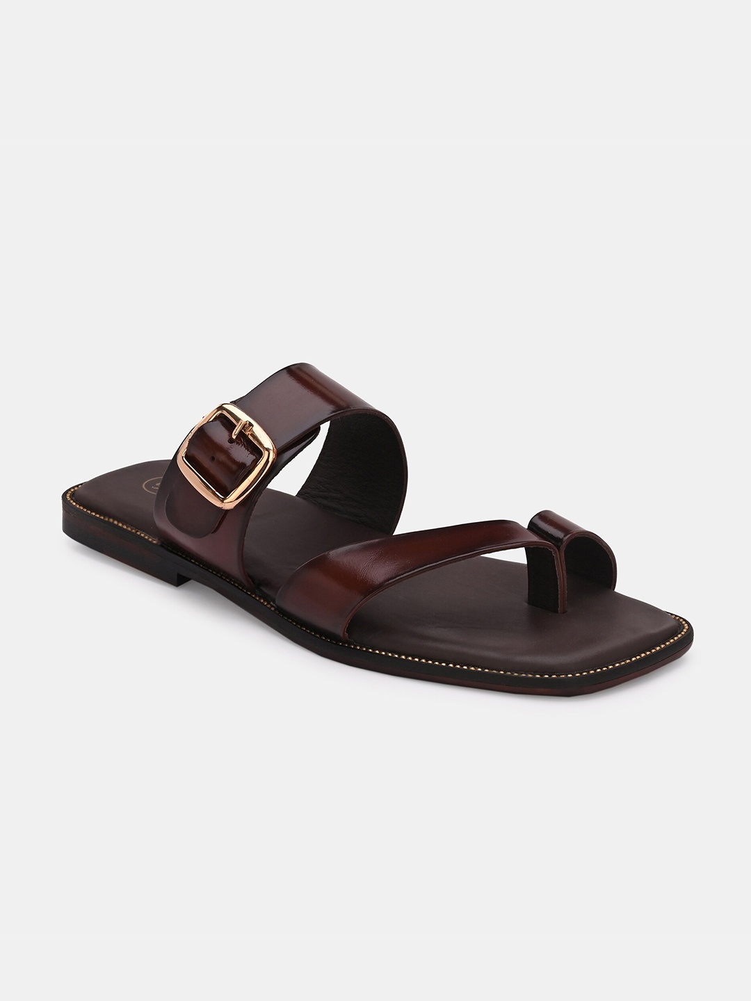 

Lafattio Leather Comfort Sandals, Brown