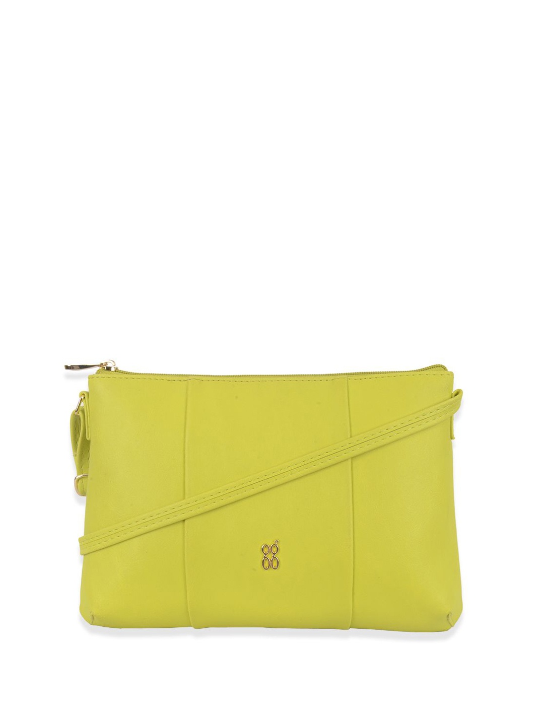 

Baggit Structured Sling Bag, Lime green