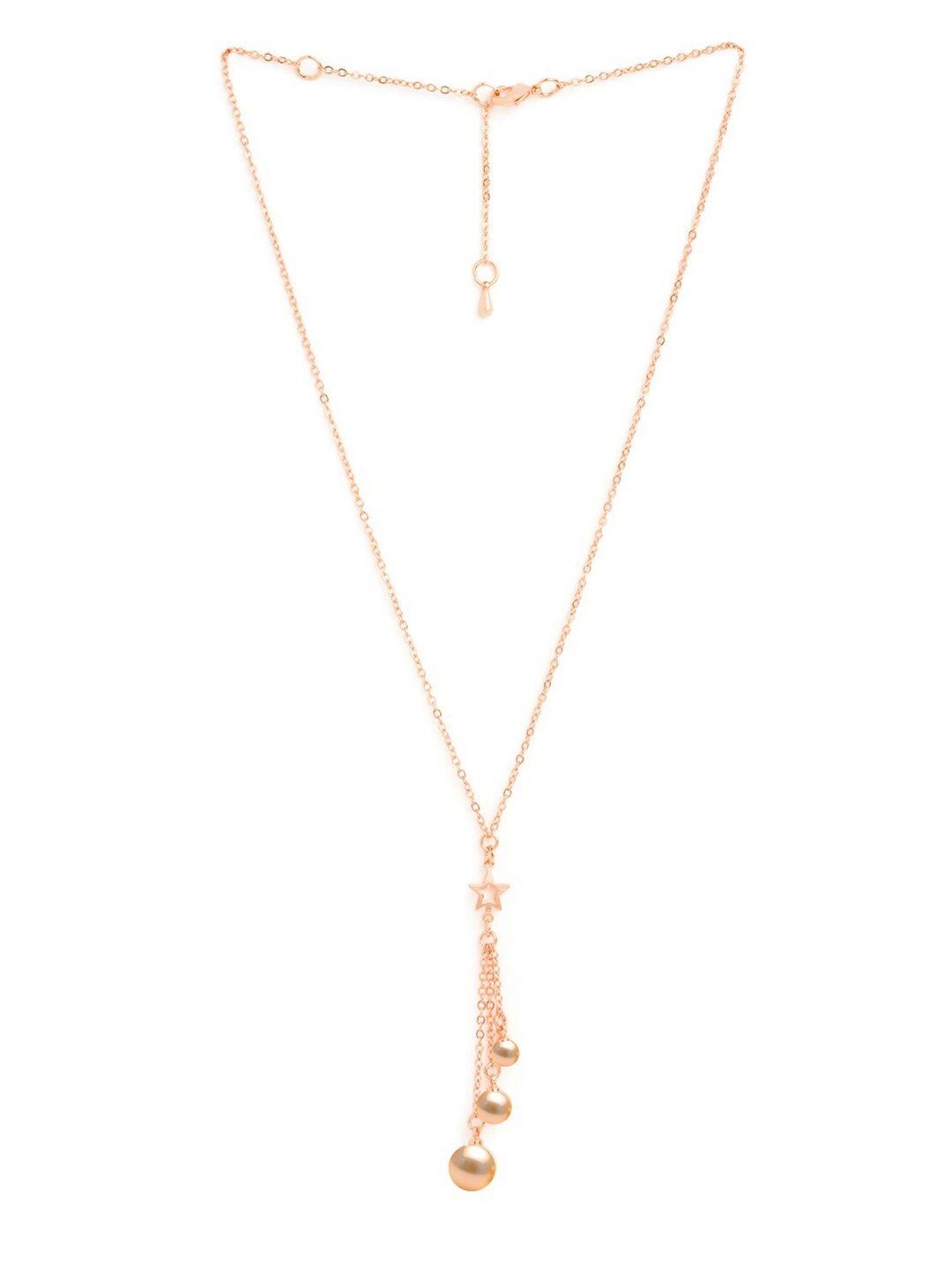 

MINUTIAE Brass Rose Gold-Plated Necklace