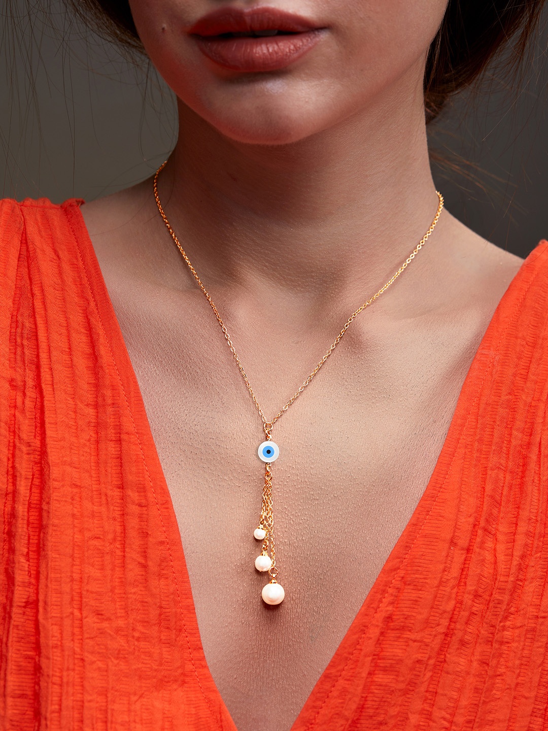 

MINUTIAE Gold-Plated Beads Beaded Necklace