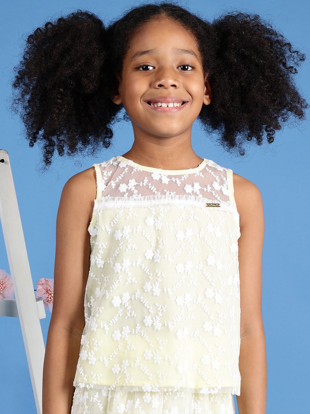 

One Friday Self Design A-Line Top, Yellow