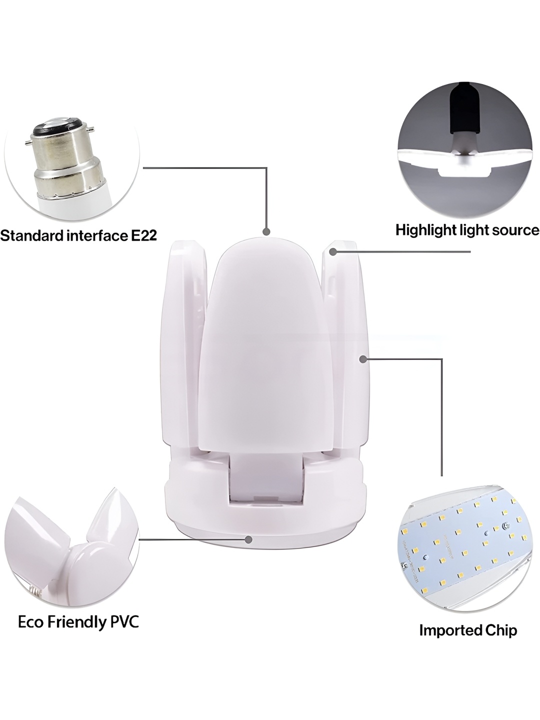 

SPARK WORLD White LED Bulb