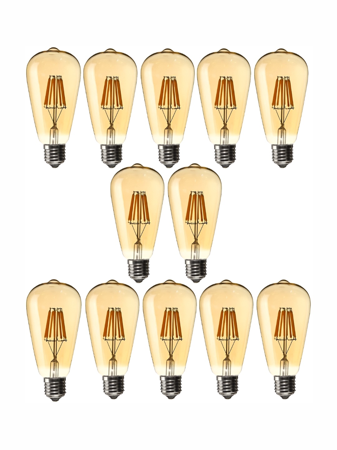 

SPARK WORLD Yellow 12 Pieces Traditional Bulbs
