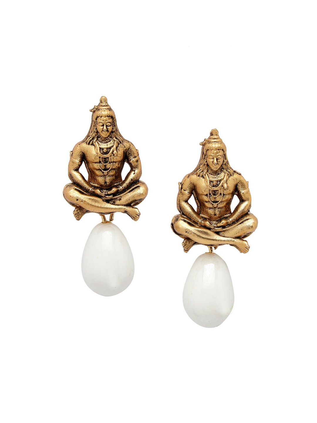 

ADIVA Gold-Plated Classic Drop Earrings