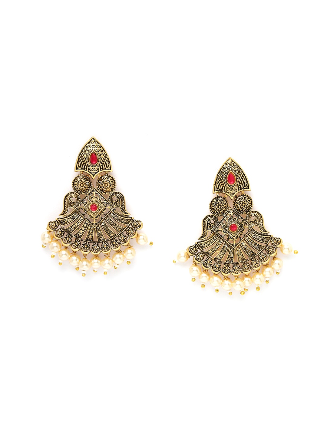 

ADIVA Gold-Plated Classic Drop Earrings