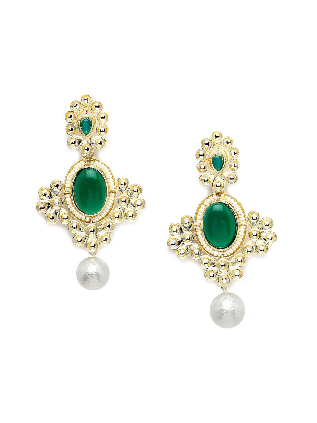 

ADIVA Gold-Plated Classic Drop Earrings